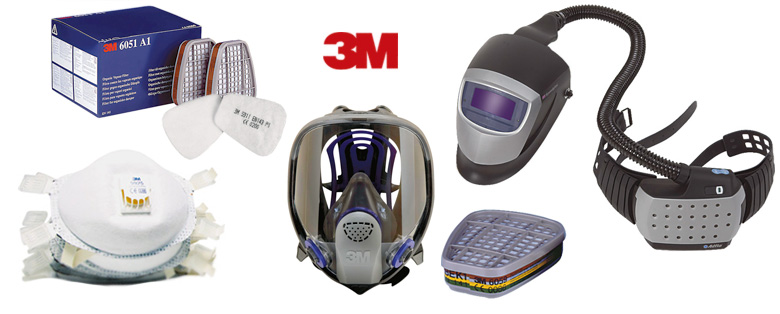 Широкий выбор средств индивидуальной защиты органов дыхания представлен в ассортименте компания 3М
