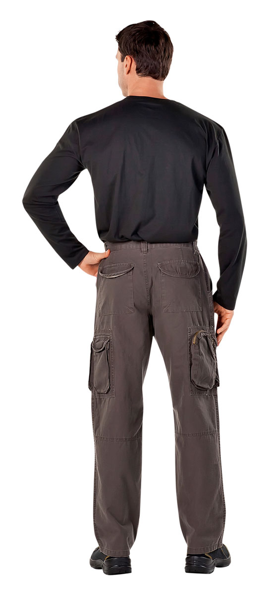 Рабочие брюки УКАРИ фотография модели вид сзади