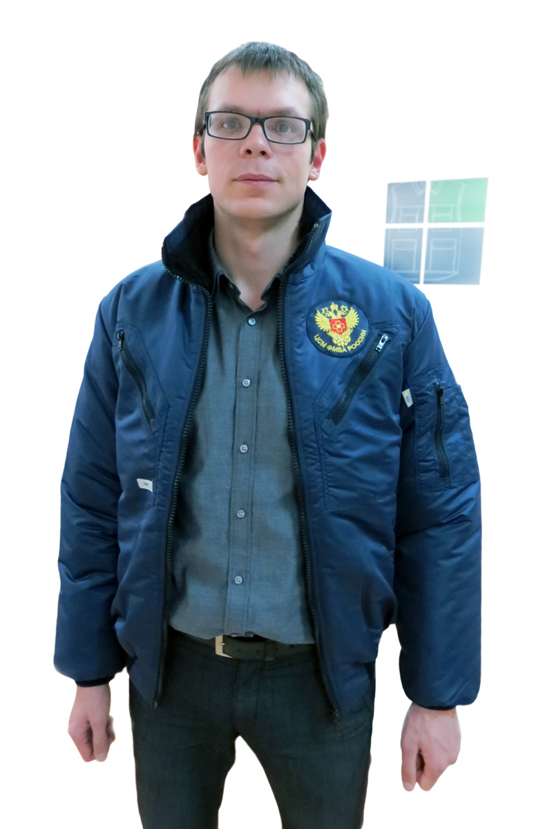 Фотография куртки SWW 442T с шевроном ЦМС МФБА РФ вид спереди