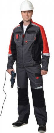 Летний мужской костюм МЕГА с полукомбинезоном. Уменьшенная фотография.
