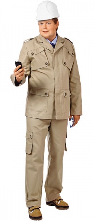 Костюм ИТР ТРЕНД  куртка брюки 60% хлопок. Уменьшенная фотография.