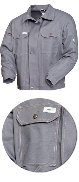 Куртка мужская серая модель 471-58 100% хлопок