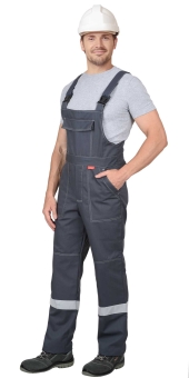 Полукомбинезон из антиэлектр ткани, серый