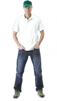 Рубашка-поло короткие рукава белая