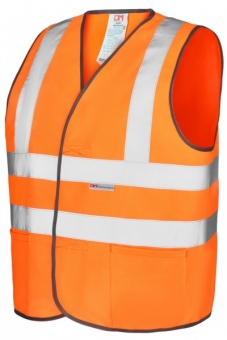 Жилет сигнальный 4-СОП оранжевый тип-8 липучка