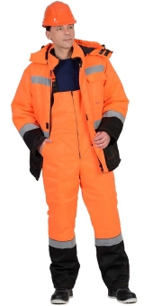 Костюм "МАГИСТРАЛЬ-УЛЬТРА" зима, п/к. оранж.