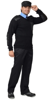 Джемпер форменный чёрный мужской