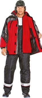 Куртка утепленная 2х1 ФРИСТАЙЛ красная