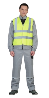 Жилет сигнальный 8АТ лимон 4 СОП