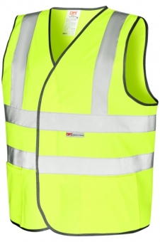 Жилет сигнальный тип-8 желтый 4-СОП на липучке 