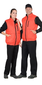 Жилет утепленный "СИРИУС-ЕВРОПА" красный