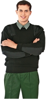 Свитер шерстяной Капитан черный