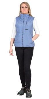 Жилет "SNOW" голубой