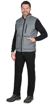 Жилет "СИРИУС-ЕВРОПА" удл. графит