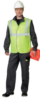 Жилет универсальный с СОП Оксфорд липучка желтый