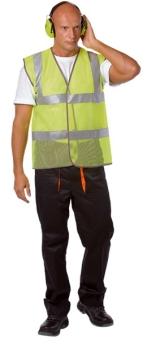 Жилет сигнальный АЭРОН желтый сетка