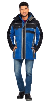 Куртка НЕВАДА  васильковый с черным